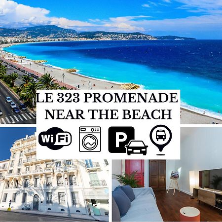 Le 323 Prom - 2 Chambres - Ac - Parking - Tram Et Supermarche Proches - Front De Mer Nice Exteriör bild