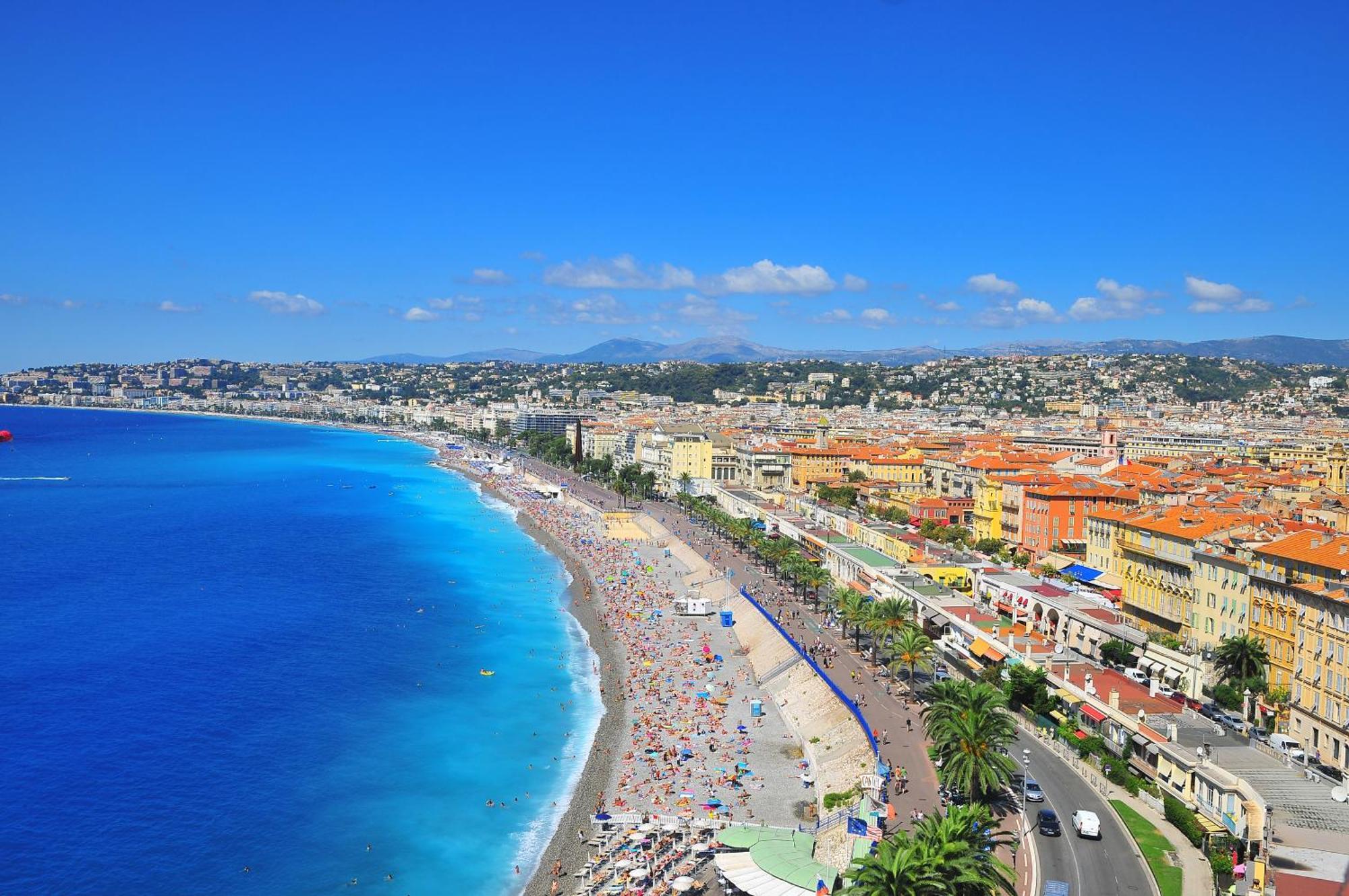 Le 323 Prom - 2 Chambres - Ac - Parking - Tram Et Supermarche Proches - Front De Mer Nice Exteriör bild